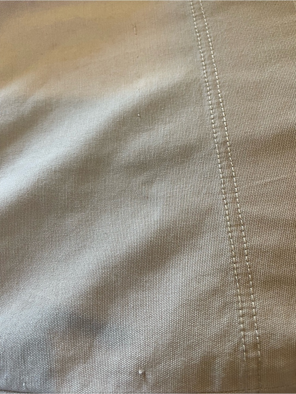 Talbots Size 10 Tan Cotton Blend Fully Lined A-Line Skirt - Picture 5 of 5